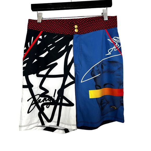 Bang! Mens Swimwear Shorts Trunks 8" Inseam - M - Picture 1 of 4